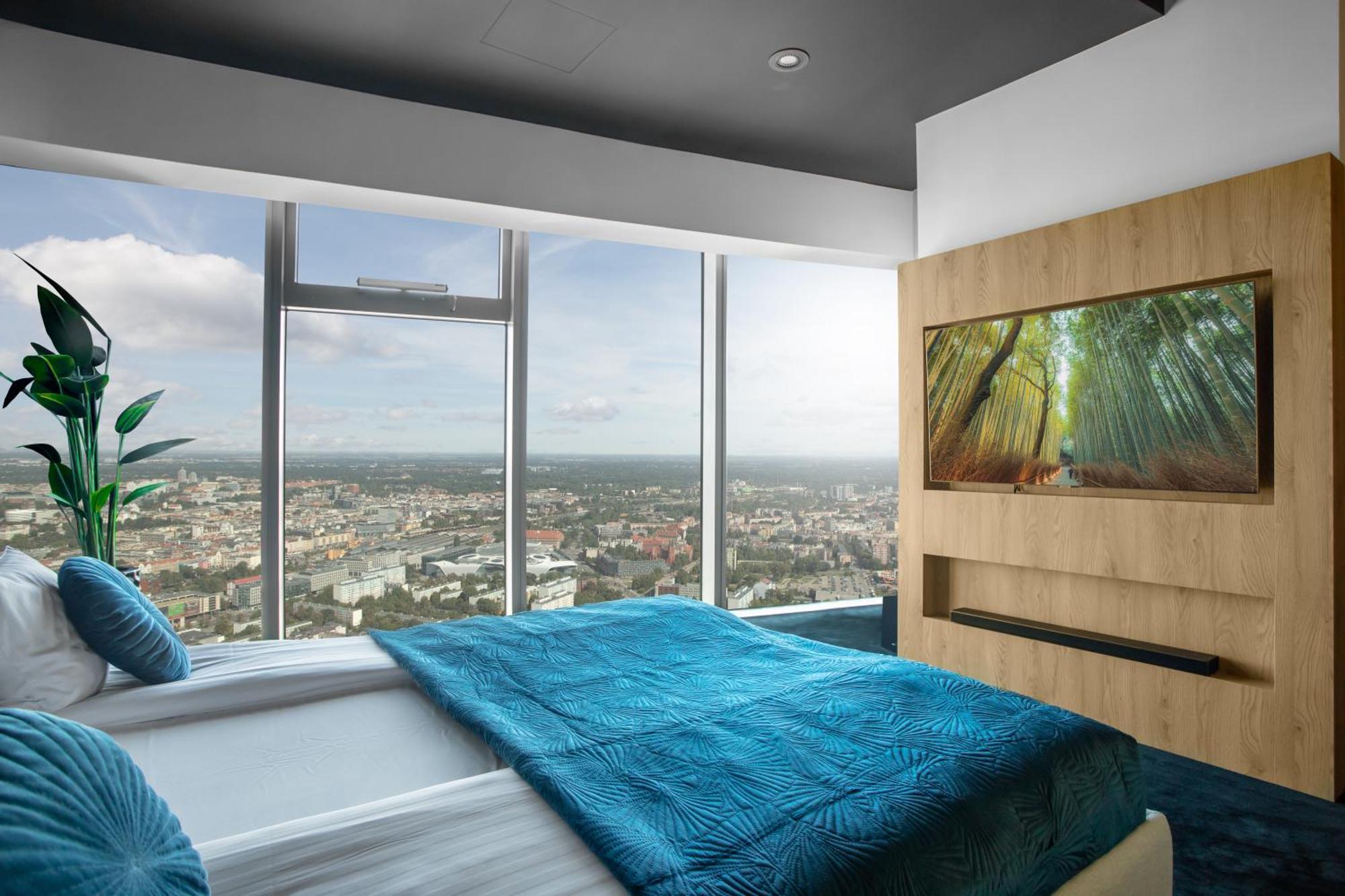 30Th+ Floor Apartments In Sky Tower Breslau Exterior foto