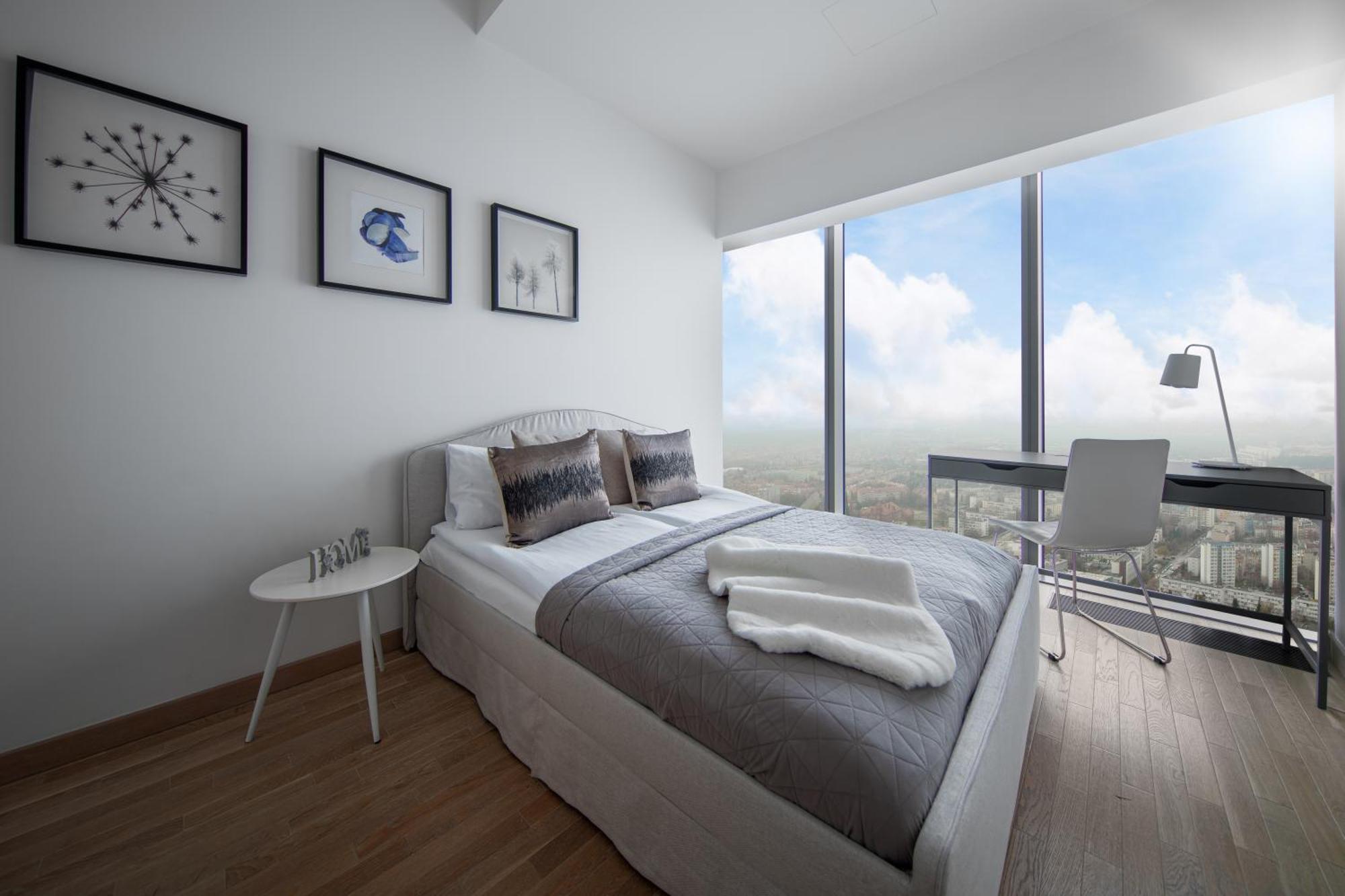 30Th+ Floor Apartments In Sky Tower Breslau Exterior foto