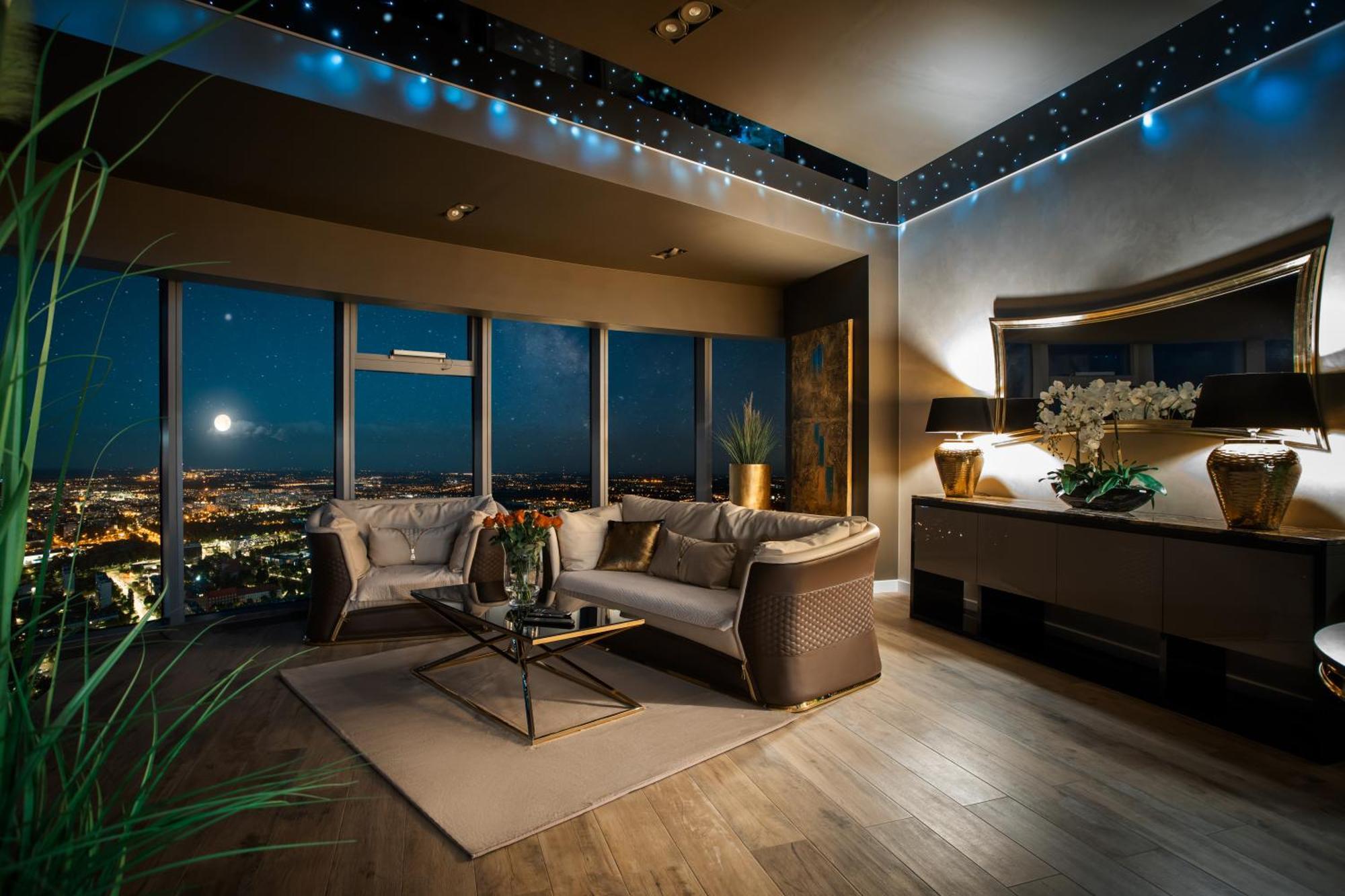 30Th+ Floor Apartments In Sky Tower Breslau Exterior foto